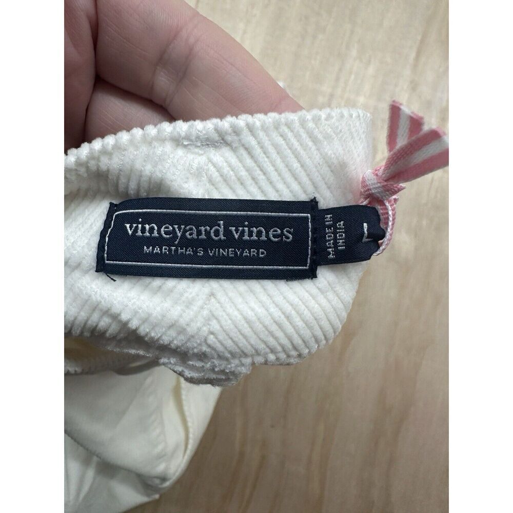 Vineyard Vines Corduroy Skirt‎ Button Front “marshmallow”  Sz L Mini New! $128 - Picture 7 of 7